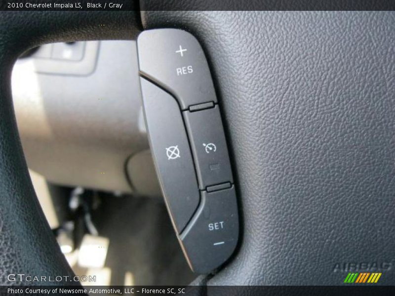Black / Gray 2010 Chevrolet Impala LS