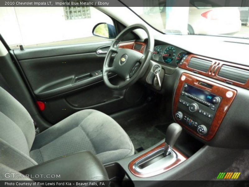 Imperial Blue Metallic / Ebony 2010 Chevrolet Impala LT