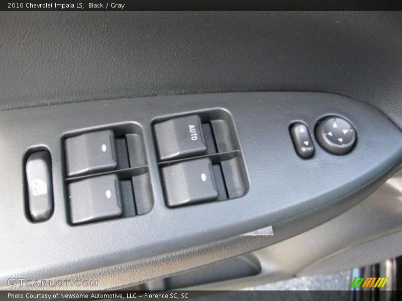 Black / Gray 2010 Chevrolet Impala LS