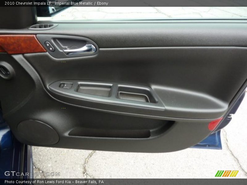 Imperial Blue Metallic / Ebony 2010 Chevrolet Impala LT