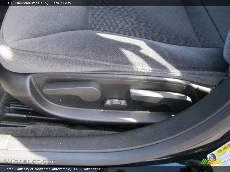 Black / Gray 2010 Chevrolet Impala LS