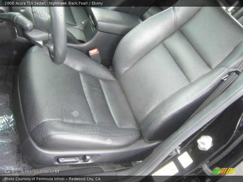 Nighthawk Black Pearl / Ebony 2008 Acura TSX Sedan