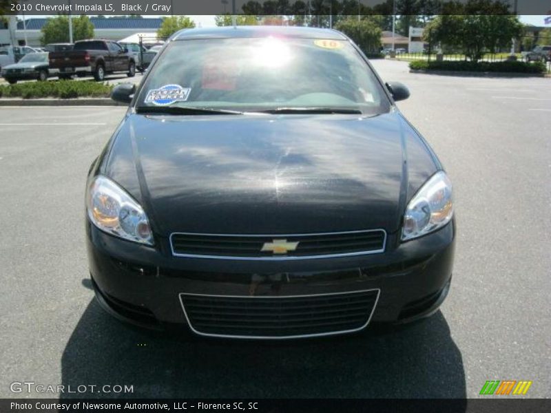 Black / Gray 2010 Chevrolet Impala LS