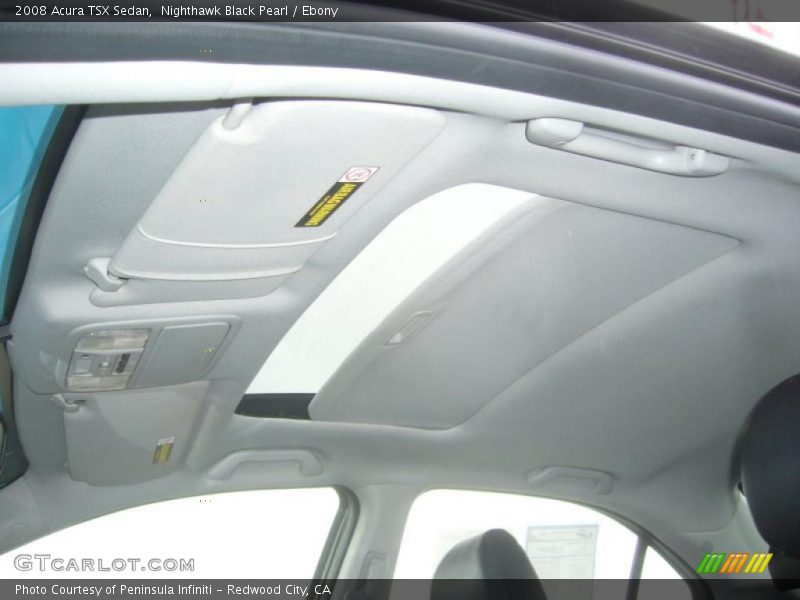 Nighthawk Black Pearl / Ebony 2008 Acura TSX Sedan