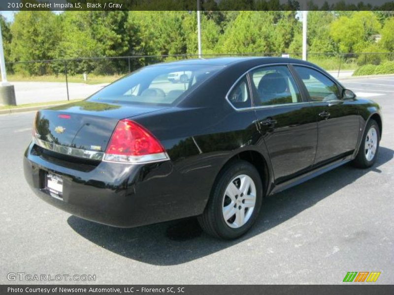 Black / Gray 2010 Chevrolet Impala LS
