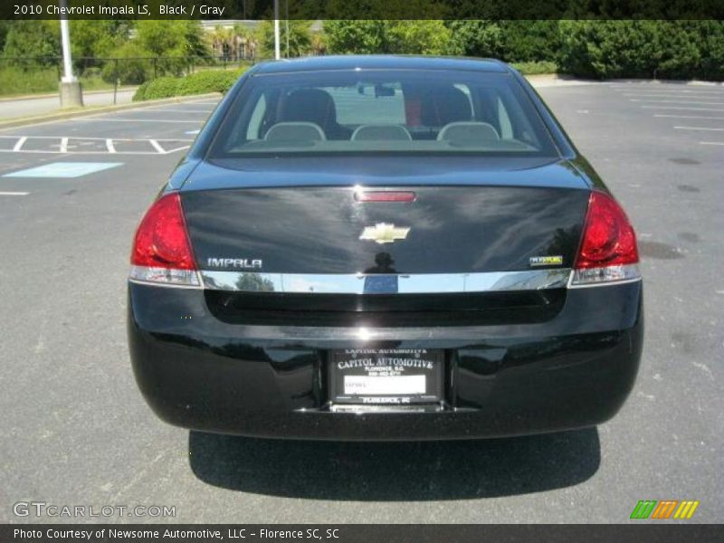 Black / Gray 2010 Chevrolet Impala LS