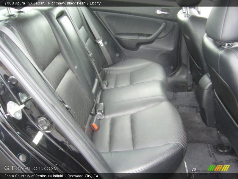 Nighthawk Black Pearl / Ebony 2008 Acura TSX Sedan