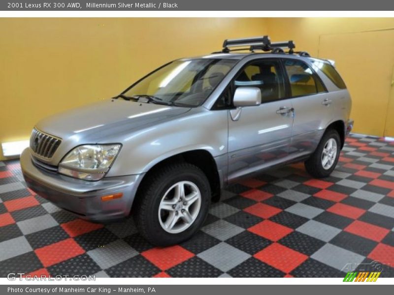 Millennium Silver Metallic / Black 2001 Lexus RX 300 AWD