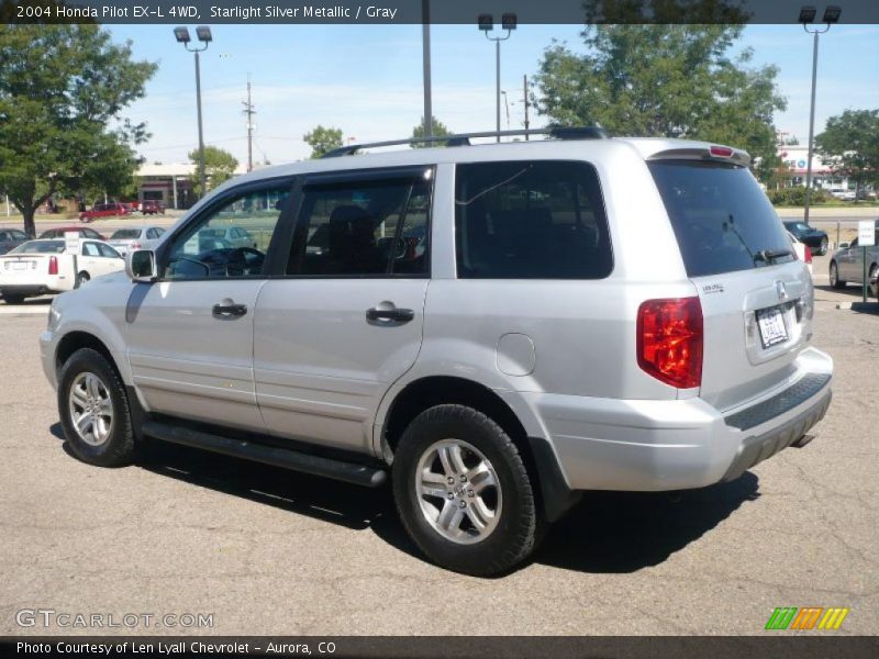 Starlight Silver Metallic / Gray 2004 Honda Pilot EX-L 4WD