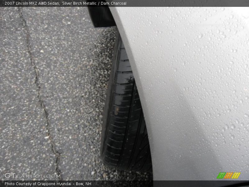 Silver Birch Metallic / Dark Charcoal 2007 Lincoln MKZ AWD Sedan