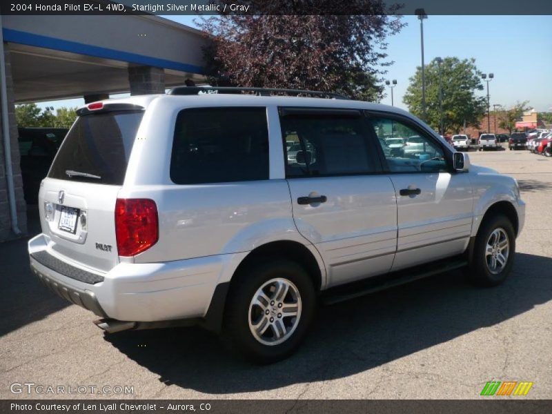 Starlight Silver Metallic / Gray 2004 Honda Pilot EX-L 4WD