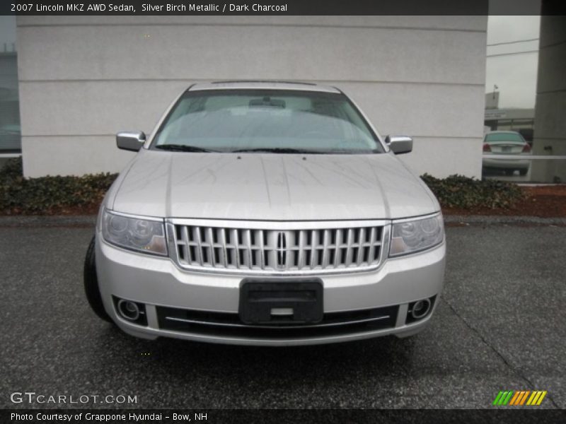 Silver Birch Metallic / Dark Charcoal 2007 Lincoln MKZ AWD Sedan