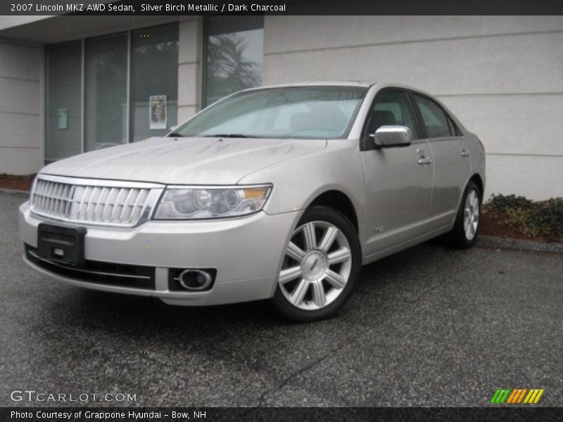 Silver Birch Metallic / Dark Charcoal 2007 Lincoln MKZ AWD Sedan