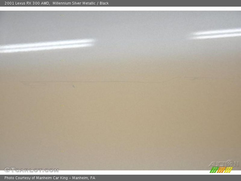 Millennium Silver Metallic / Black 2001 Lexus RX 300 AWD