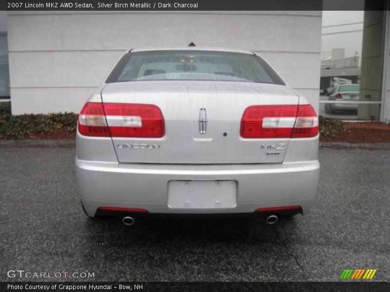 Silver Birch Metallic / Dark Charcoal 2007 Lincoln MKZ AWD Sedan
