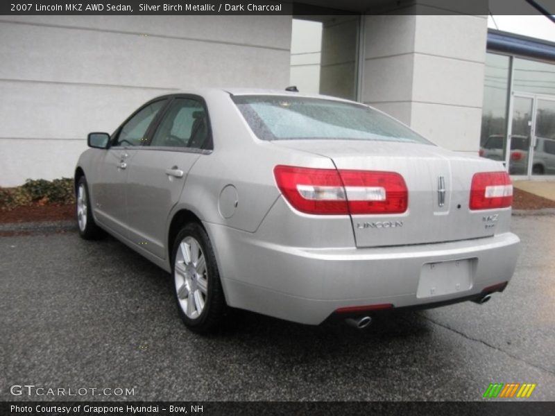 Silver Birch Metallic / Dark Charcoal 2007 Lincoln MKZ AWD Sedan