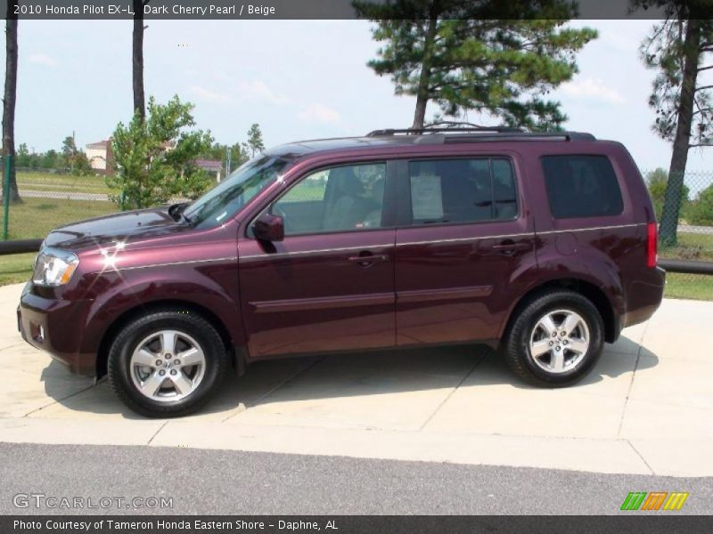  2010 Pilot EX-L Dark Cherry Pearl