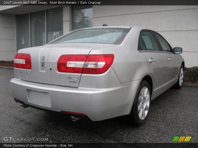Silver Birch Metallic / Dark Charcoal 2007 Lincoln MKZ AWD Sedan