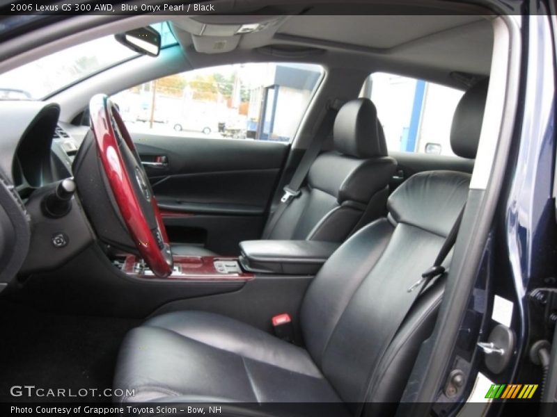 Blue Onyx Pearl / Black 2006 Lexus GS 300 AWD