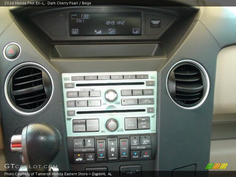 Controls of 2010 Pilot EX-L