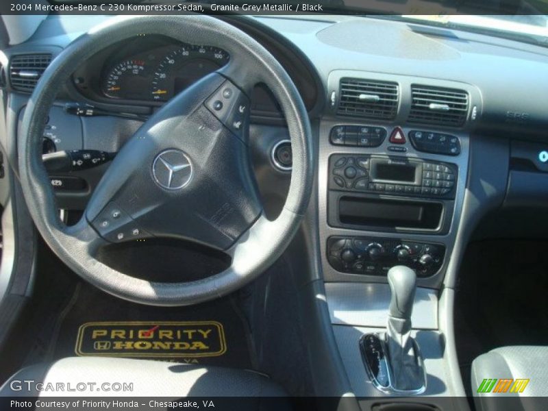 Granite Grey Metallic / Black 2004 Mercedes-Benz C 230 Kompressor Sedan