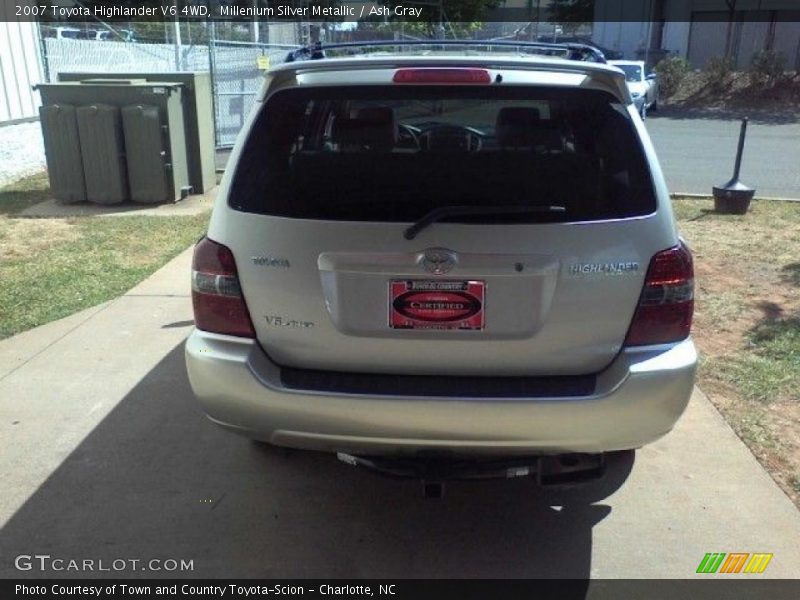 Millenium Silver Metallic / Ash Gray 2007 Toyota Highlander V6 4WD