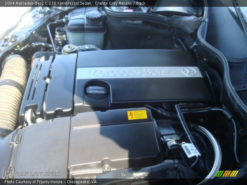 Granite Grey Metallic / Black 2004 Mercedes-Benz C 230 Kompressor Sedan