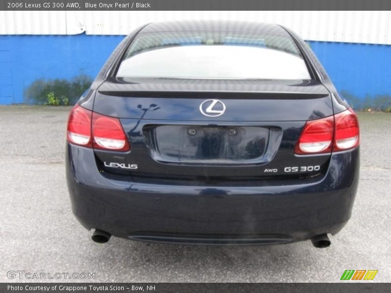 Blue Onyx Pearl / Black 2006 Lexus GS 300 AWD