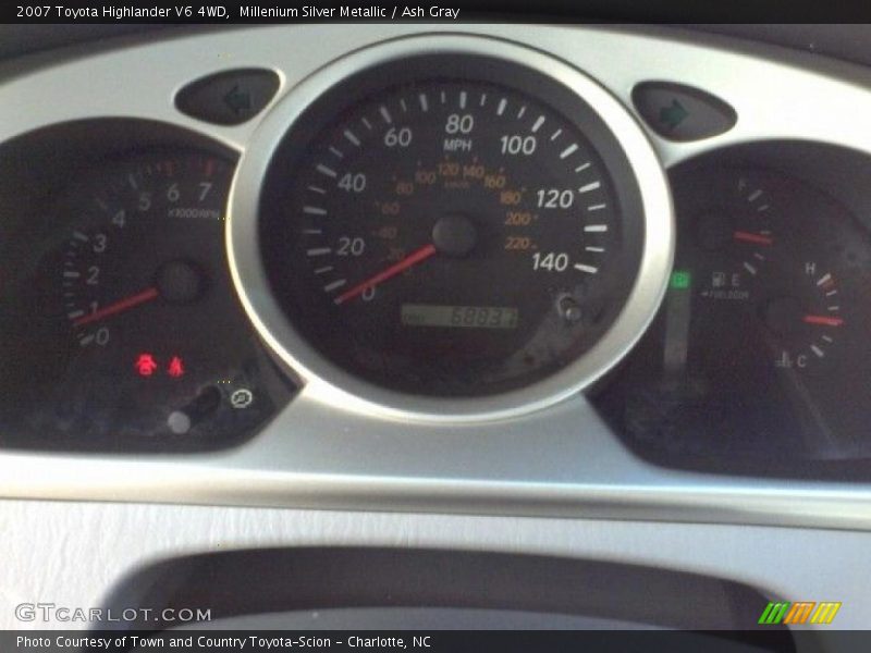 Millenium Silver Metallic / Ash Gray 2007 Toyota Highlander V6 4WD