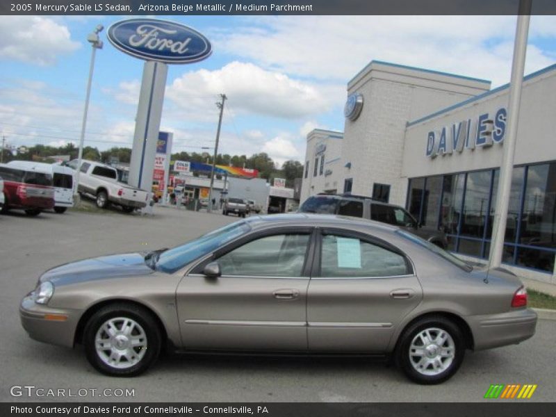 Arizona Beige Metallic / Medium Parchment 2005 Mercury Sable LS Sedan