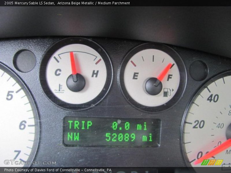 Arizona Beige Metallic / Medium Parchment 2005 Mercury Sable LS Sedan