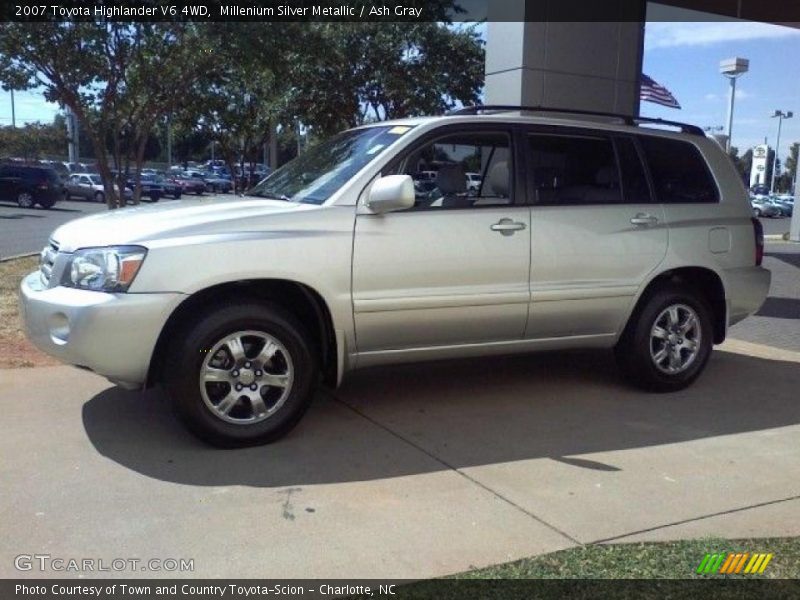 Millenium Silver Metallic / Ash Gray 2007 Toyota Highlander V6 4WD