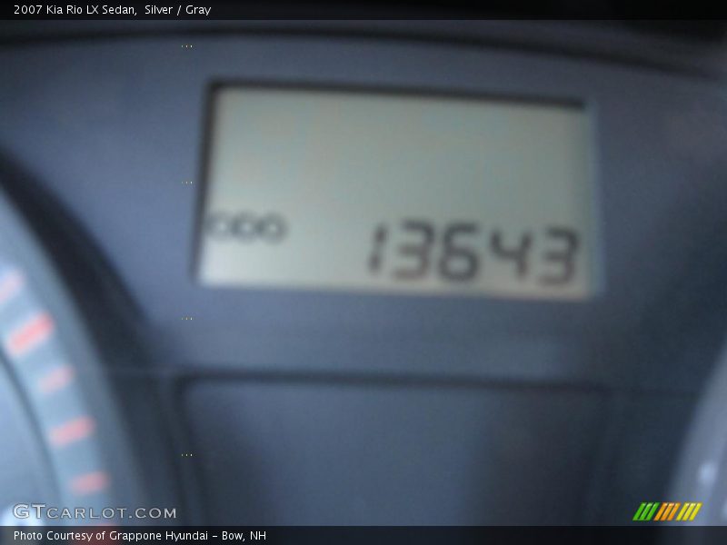 Silver / Gray 2007 Kia Rio LX Sedan
