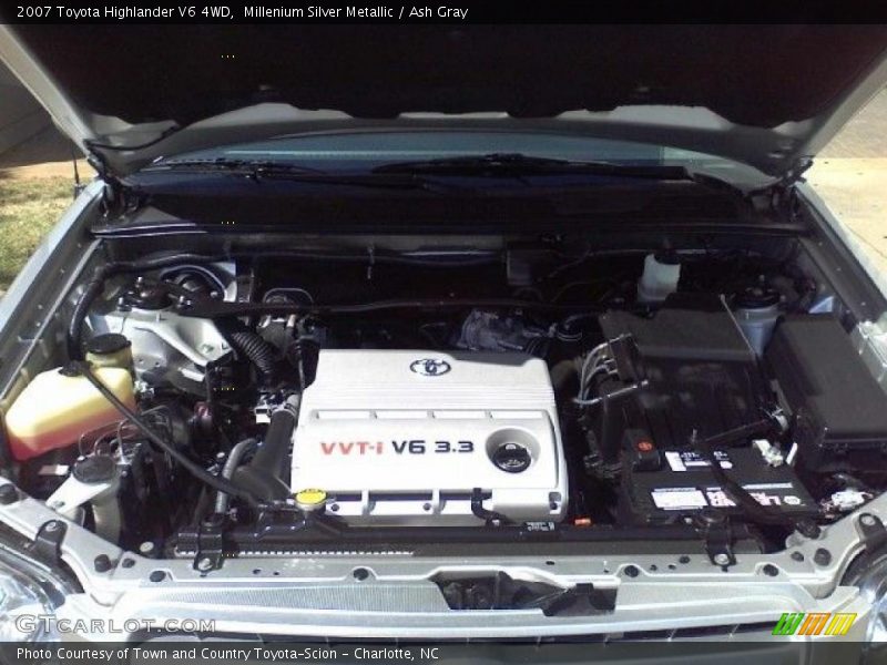 Millenium Silver Metallic / Ash Gray 2007 Toyota Highlander V6 4WD