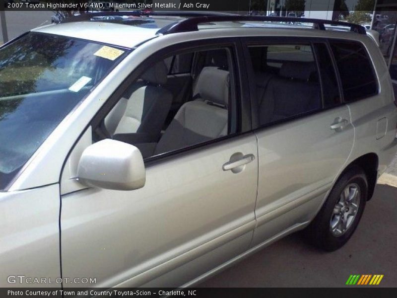 Millenium Silver Metallic / Ash Gray 2007 Toyota Highlander V6 4WD