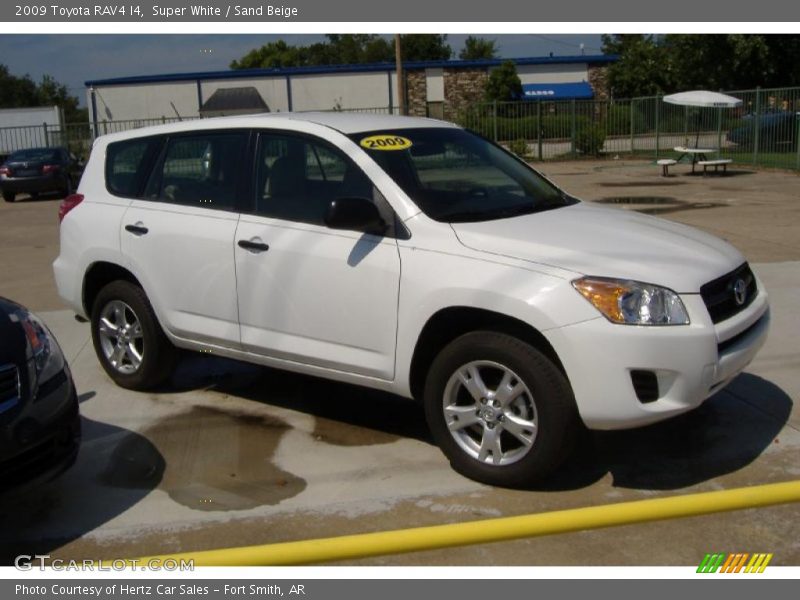 Super White / Sand Beige 2009 Toyota RAV4 I4