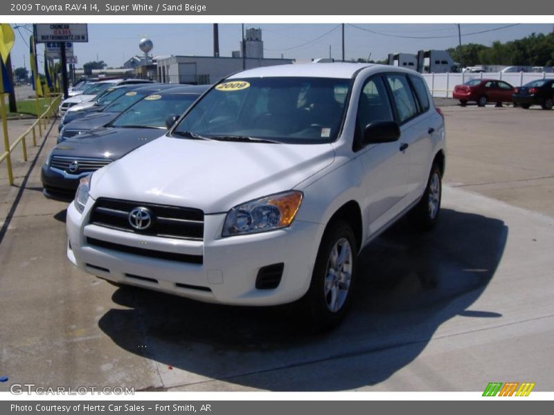 Super White / Sand Beige 2009 Toyota RAV4 I4
