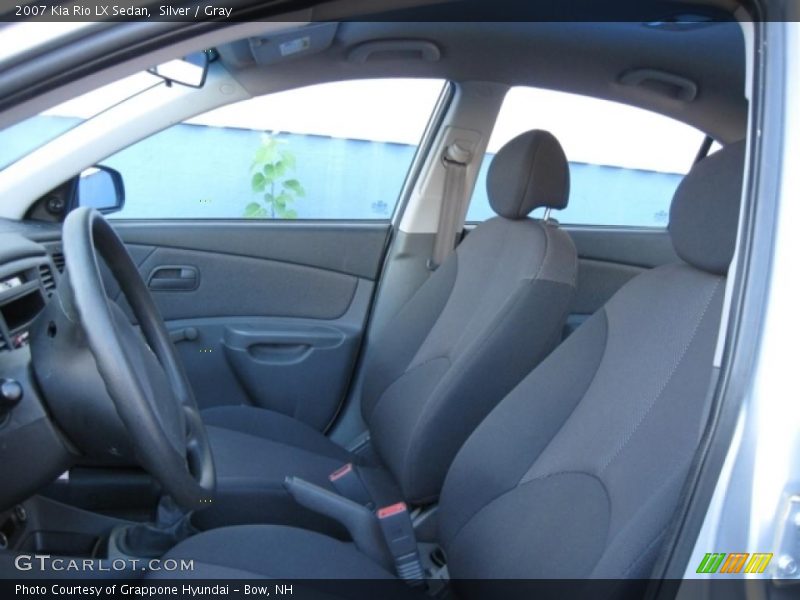 Silver / Gray 2007 Kia Rio LX Sedan