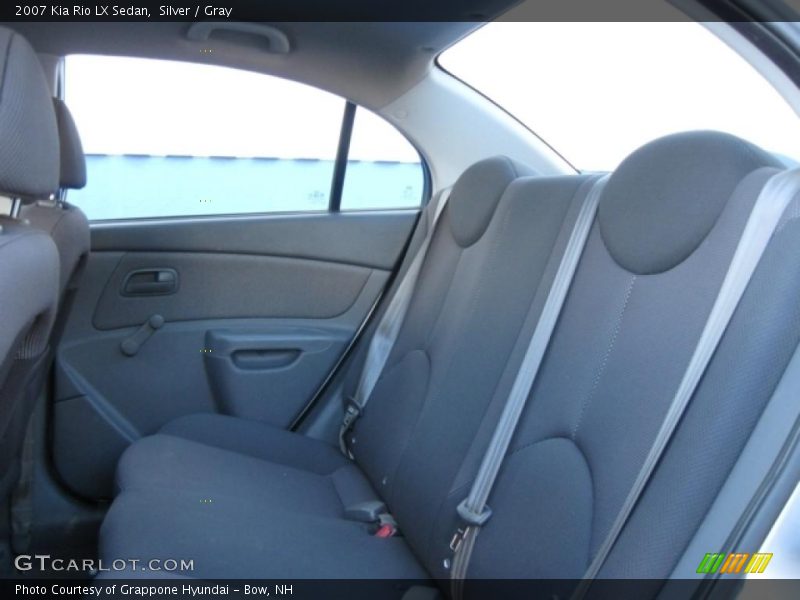 Silver / Gray 2007 Kia Rio LX Sedan