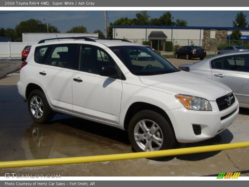 Super White / Ash Gray 2009 Toyota RAV4 4WD