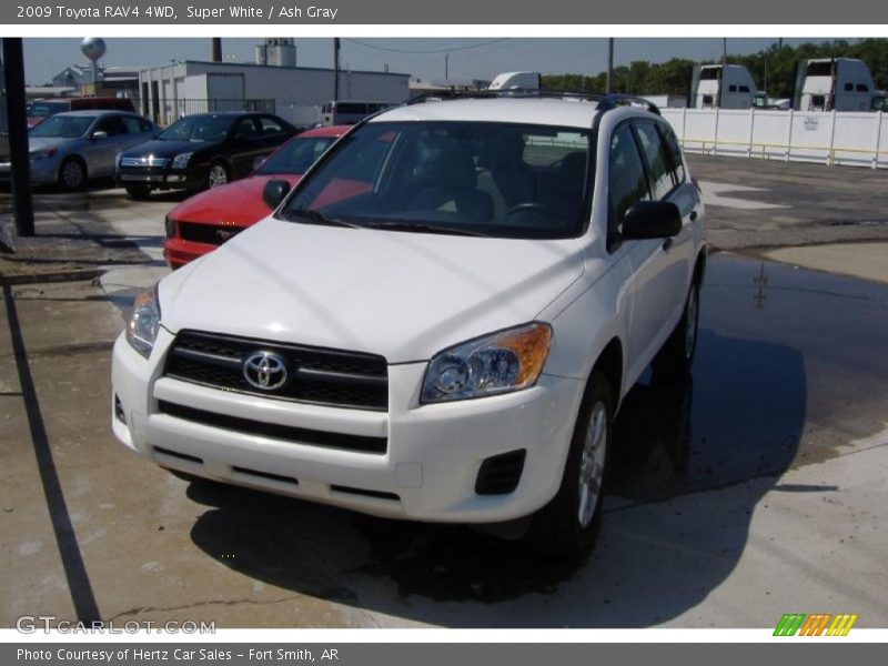 Super White / Ash Gray 2009 Toyota RAV4 4WD