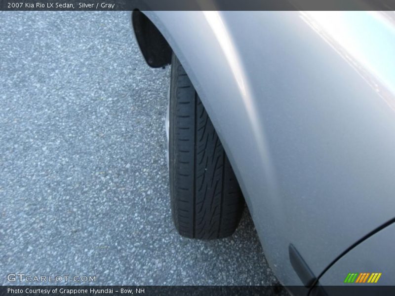 Silver / Gray 2007 Kia Rio LX Sedan