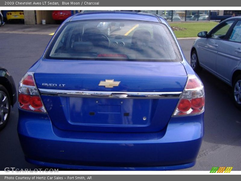 Blue Moon / Charcoal 2009 Chevrolet Aveo LT Sedan