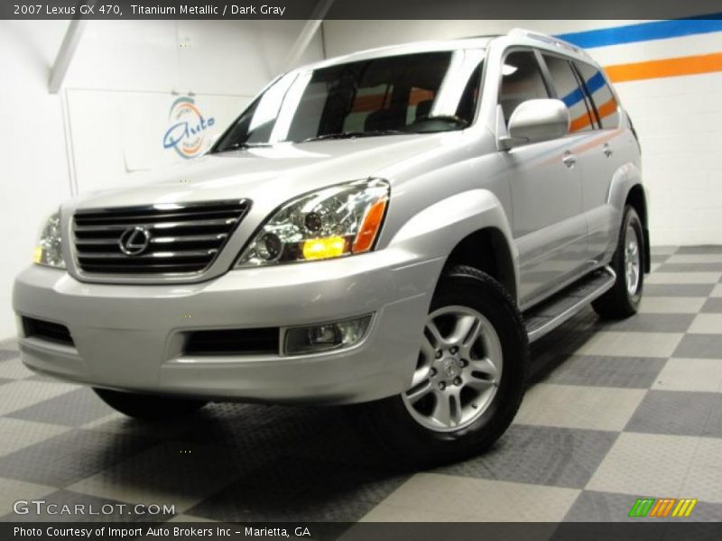 Titanium Metallic / Dark Gray 2007 Lexus GX 470