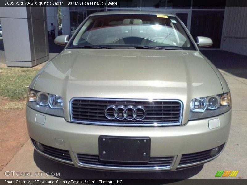 Dakar Beige Metallic / Beige 2005 Audi A4 3.0 quattro Sedan