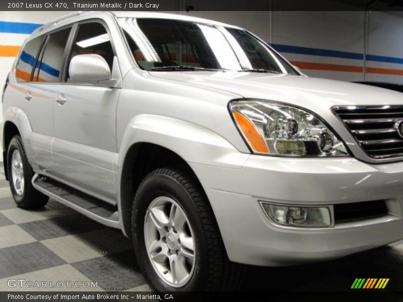 Titanium Metallic / Dark Gray 2007 Lexus GX 470
