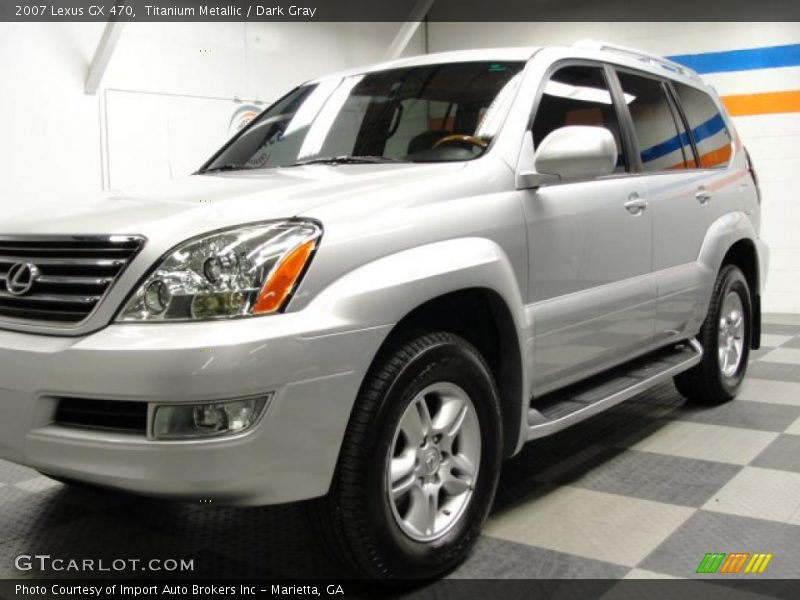 Titanium Metallic / Dark Gray 2007 Lexus GX 470