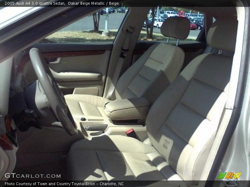 Dakar Beige Metallic / Beige 2005 Audi A4 3.0 quattro Sedan