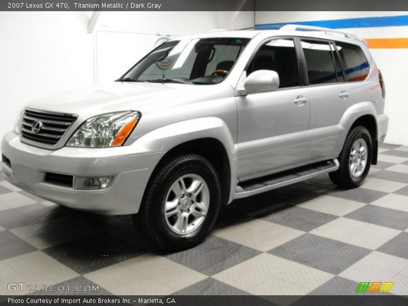 Titanium Metallic / Dark Gray 2007 Lexus GX 470