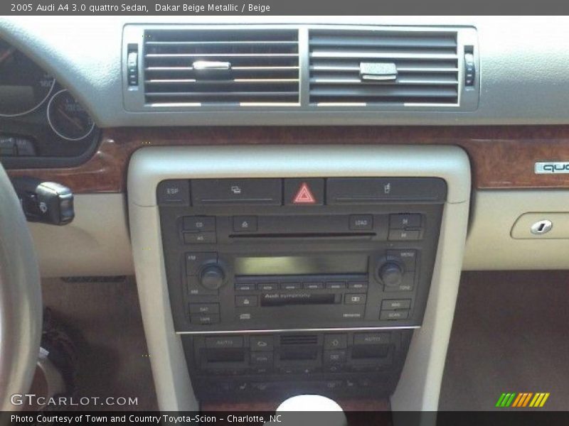 Dakar Beige Metallic / Beige 2005 Audi A4 3.0 quattro Sedan